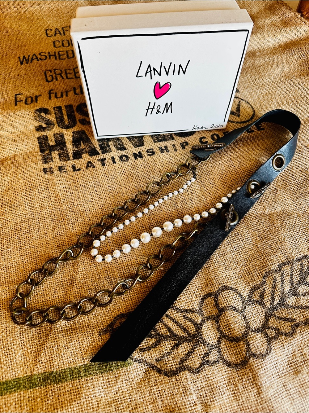 LANVIN for H&M necklace and belt from their famous 2010 designer collaboration.